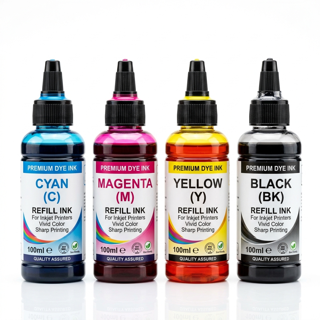Premium Refill Ink Bottle - 100ml Black Dye